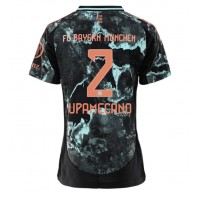 Echipament fotbal Bayern Munich Dayot Upamecano #2 Tricou Deplasare 2024-25 pentru femei maneca scurta